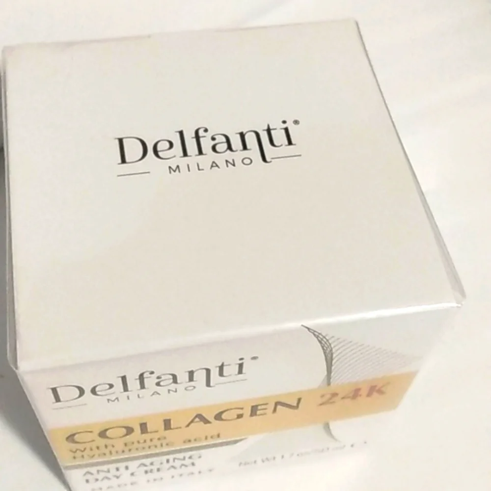 DELFANTI MILANO COLLAGEN 24K ANTI AGING DAY CREAM SIZE 1.7 Ounces NWT